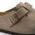 Women's Boston Soft Footbed Suede Slippers - Medium/Narrow In Taupe