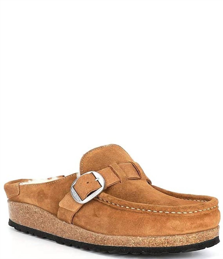 Womens Buckley Shearling Clog - Narrow Width In Tea - Tea