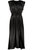 Aeries Satin Wrap Dress - Black