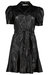 Clea Vegan Leather Dress - Black