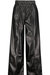 Gia Vegan Leather Pant In Black - Black
