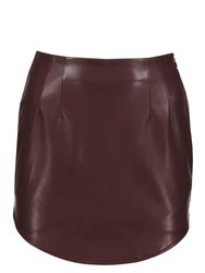 Marcela Vegan Leather Skirt