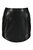 Marcela Vegan Leather Skirt - Black