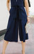 Rachel Crop Jumpsuit In Navy