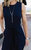 Rachel Crop Jumpsuit In Navy