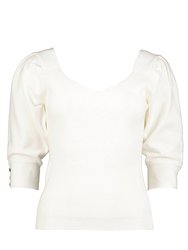 Raphael Sweater In Ivory - Ivory