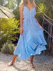 Serene Summer Dress - Paradise Print