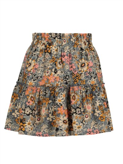 Bishop + Young Women's Retro Ruffle Skirt In Multi Floral Print product