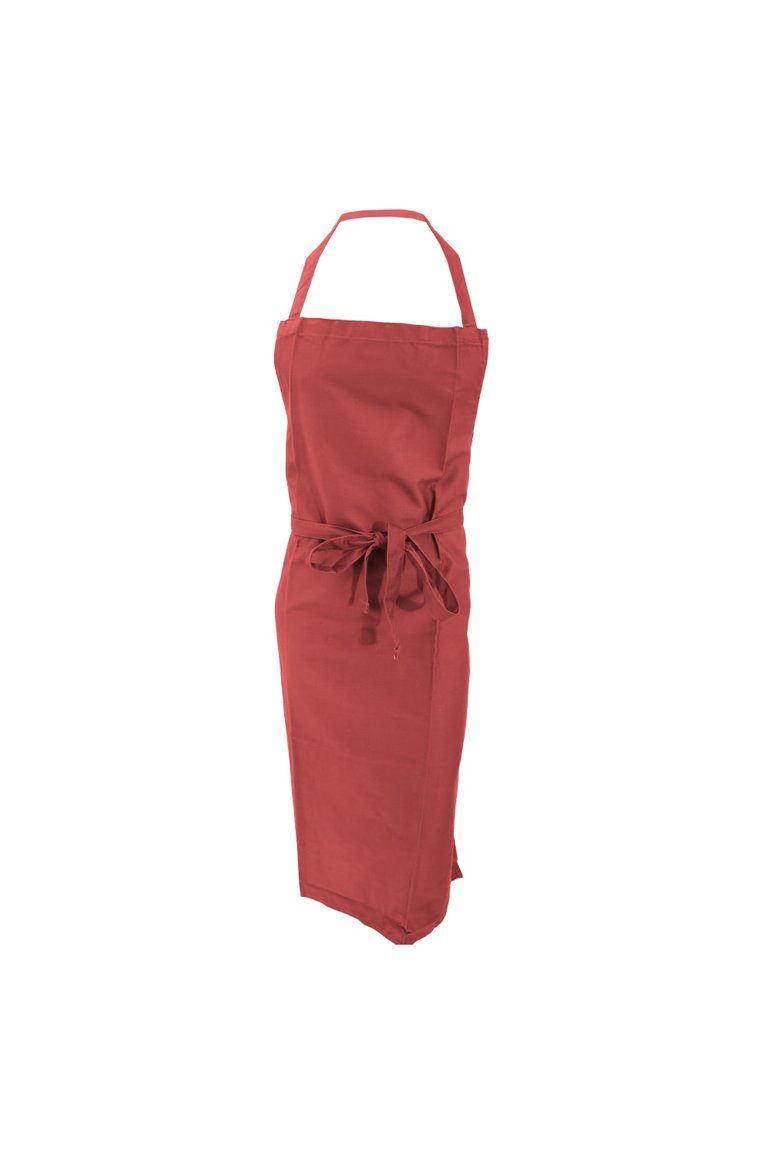 Jassz Bistro Bib Apron / Hospitality & Catering (Pack of 2) (Red) (One Size) (One Size) - Red