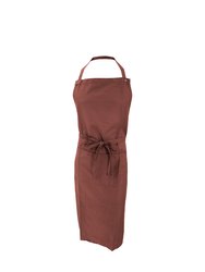 Jassz Bistro Unisex Bib Apron With Pocket / Barwear (Burgundy) (One Size) (One Size) - Burgundy