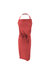 Jassz Bistro Unisex Bib Apron With Pocket / Barwear (Red) (One Size) (One Size) - Red