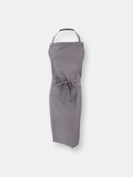 Jassz Bistro Unisex Bib Apron With Pocket / Barwear - Grey