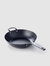 BK Black Steel Open Wok - Black