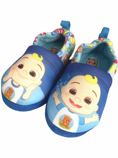 Black and White CoCoMelon Toddler Slippers - Blue product