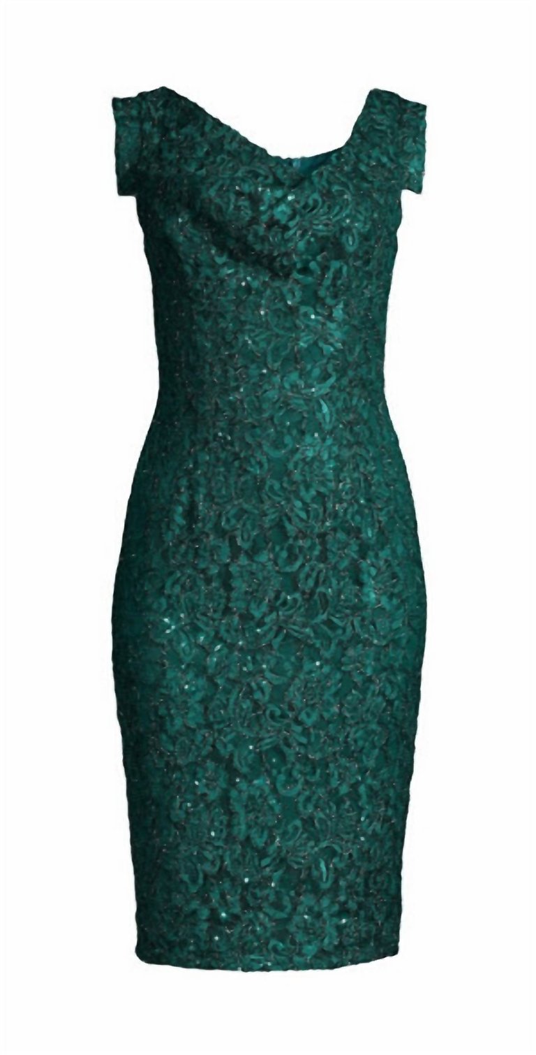 Jackie O Green Sequin Dress - Green