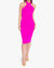 Samara Sheath Dress - Vibrant Pink