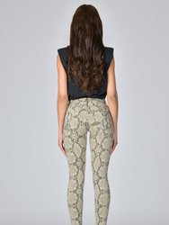 Carmen High Rise Ankle Fray Jeans - Python