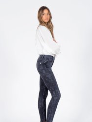 Carmen High Rise Ankle Fray Jeans - Wallflower