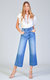 Emma Double Yoke Wide Leg Crop Jeans - Semi Charmed