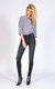 Gisele High Rise Skinny Jean - Raven