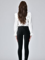 Gisele High Rise Skinny Jeans - Black Velvet