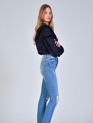 Joan High Waisted Straight Jeans - Roll The Dice