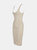 Beige Midi Dress