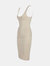 Beige Midi Dress