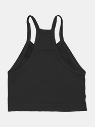 Black Sport Crop Top