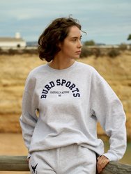 Burd Sports Sweatshirt- Grey & Navy