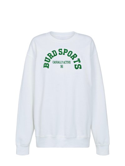 Blackburd Burd Sports Sweatshirt - White & Green product
