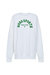Burd Sports Sweatshirt - White & Green - White & Green