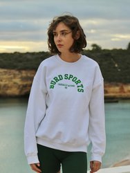 Burd Sports Sweatshirt - White & Green