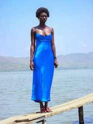 Ceylon Blue Midi Dress
