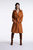 Faux suede trench coat - Kate Barlow - Deep Orange