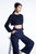 Navy Blue Crop Jumper