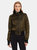 Bella Nylon Cropped Jacket - Forest Night