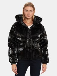 Mont Blanc Reflective Trim Puffer Jacket - Black