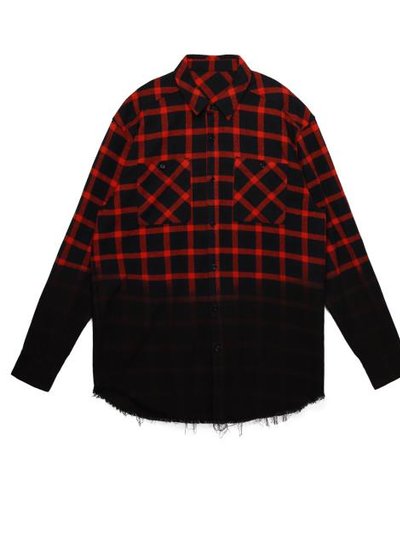 Blank State Men's Frayed Ombre Flannel Shirt product