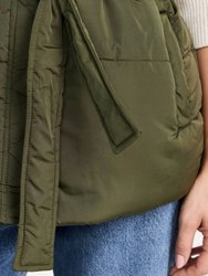 Chill Out Tie Vest - Olive