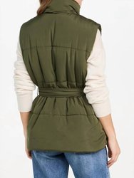 Chill Out Tie Vest - Olive