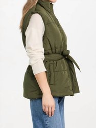 Chill Out Tie Vest - Olive