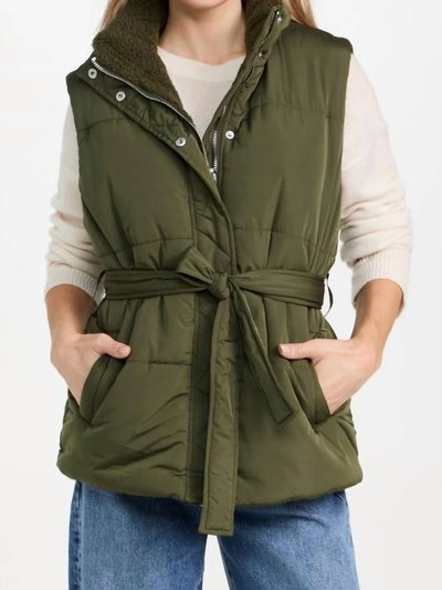 BLANKNYC Chill Out Tie Vest - Olive product