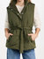 Chill Out Tie Vest - Olive - Olive