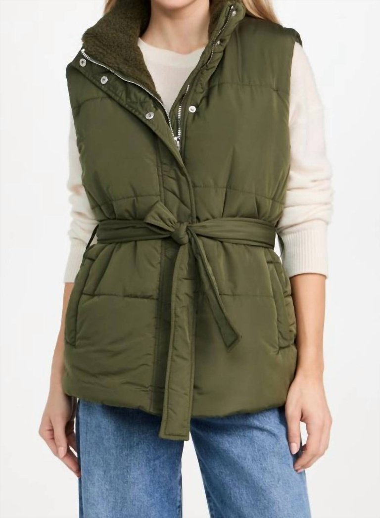 Chill Out Tie Vest - Olive