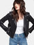 Faux Leather Moto Jacket