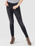 The Bond Mid Rise Skinny Jeans - 0 Dark 30