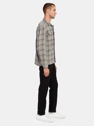 Guetes Plaid Button Down Shirt