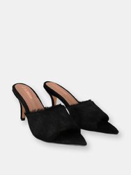 Horsy Black Mules