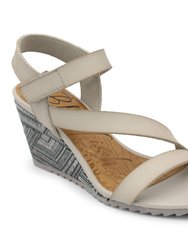 Orchid Wedge Sandal